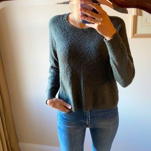 Dark green sweater
